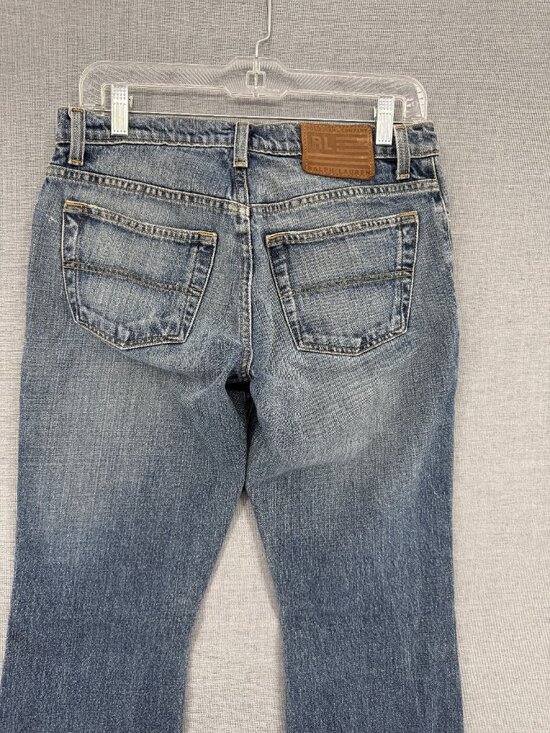 Ralph Lauren Denim - Polo Jeans Co Ralph Lauren Kelly Jeans Womens 8X32 Distressed Denim Pants Fade